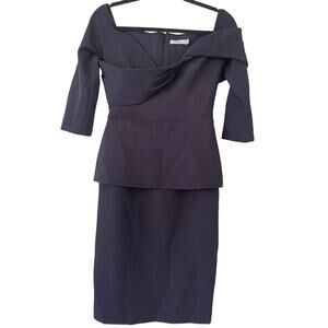 Elegant Black Off-Shoulder Dress